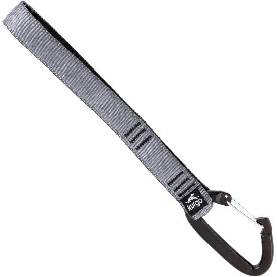 Kurgo Tru-Fit Dog Car Safety Harness with Padded Chest and D-Ring, with Car Tether, Size M, Grey Kurgo Tru-Fit Dog Car Safety Harness with Padded Chest and D-Ring, with Car Tether, Size M, Grey