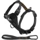 Kurgo Tru-Fit Smart Dog Harness with Quick Release Buckles, Easy Harness for Active Dogs, Medium