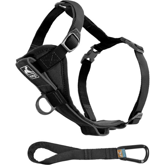 Kurgo Tru-Fit Smart Dog Harness with Quick Release Buckles, Easy Harness for Active Dogs, Medium
