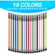 LAFAYI 18pcs Adjustable Super Soft Nylon Dog Collars Handmade for Small Dogs (7-10")