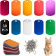 LALAGO Pack of 30 Perforated Blank Aluminium Dog Tags, Key Ring Blanks, Colourful Dog Tags, Aluminium Pet Tags with Chain for Dogs Dog Tag, Dog Tag Personalised DIY LALAGO Pack of 30 Perforated Blank Aluminium Dog Tags, Key Ring Blanks, Colourful Dog Tags, Aluminium Pet Tags with Chain for Dogs Dog Tag, Dog Tag Personalised DIY
