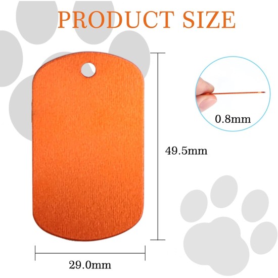 LALAGO Pack of 30 Perforated Blank Aluminium Dog Tags, Key Ring Blanks, Colourful Dog Tags, Aluminium Pet Tags with Chain for Dogs Dog Tag, Dog Tag Personalised DIY LALAGO Pack of 30 Perforated Blank Aluminium Dog Tags, Key Ring Blanks, Colourful Dog Tags, Aluminium Pet Tags with Chain for Dogs Dog Tag, Dog Tag Personalised DIY