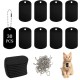 LALAGO Pack of 30 Perforated Blank Aluminium Dog Tags, Key Ring Blanks, Colourful Dog Tags, Aluminium Pet Tags with Chain for Dogs Dog Tag, Dog Tag Personalised DIY LALAGO Pack of 30 Perforated Blank Aluminium Dog Tags, Key Ring Blanks, Colourful Dog Tags, Aluminium Pet Tags with Chain for Dogs Dog Tag, Dog Tag Personalised DIY