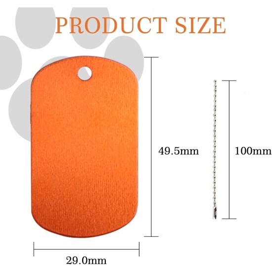 LALAGO Pack of 30 Perforated Blank Aluminium Dog Tags, Key Ring Blanks, Colourful Dog Tags, Aluminium Pet Tags with Chain for Dogs Dog Tag, Dog Tag Personalised DIY LALAGO Pack of 30 Perforated Blank Aluminium Dog Tags, Key Ring Blanks, Colourful Dog Tags, Aluminium Pet Tags with Chain for Dogs Dog Tag, Dog Tag Personalised DIY