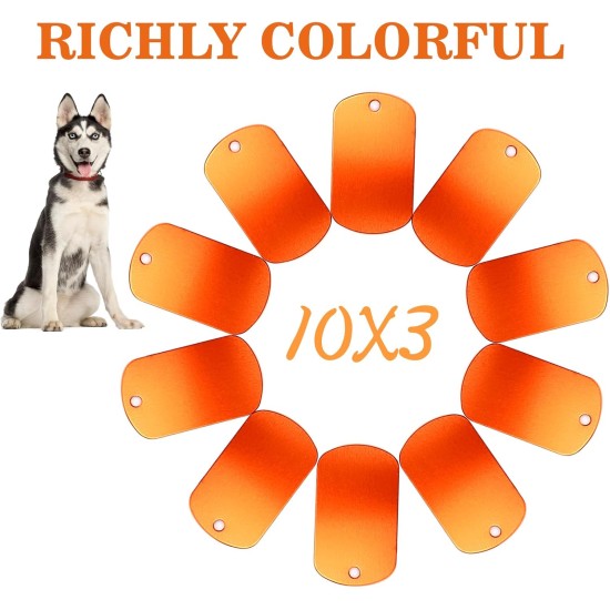 LALAGO Pack of 30 Perforated Blank Aluminium Dog Tags for Necklaces, Blank Key Ring Blanks, Colourful Dog Tags, Aluminium Pet Tags for Dogs Dog Tag, Dog Tag Personalised DIY LALAGO Pack of 30 Perforated Blank Aluminium Dog Tags for Necklaces, Blank Key Ring Blanks, Colourful Dog Tags, Aluminium Pet Tags for Dogs Dog Tag, Dog Tag Personalised DIY