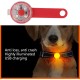 LED Dog Light Pendant Pet USB Rechargeable LED Light Pendant Pet Waterproof Pendant Outdoor Warning Light LED Dog Light Pendant (Red) LED Dog Light Pendant Pet USB Rechargeable LED Light Pendant Pet Waterproof Pendant Outdoor Warning Light LED Dog Light Pendant (Red)