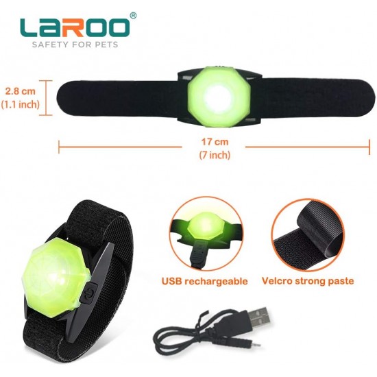 LaRoo Safety LED Flashing Light for Dogs, Cats, LED Light Pendant Keyring, 3 Flashing Modes, Safety Light for Walking the Dog and Outdoor Sports LaRoo Safety LED Flashing Light for Dogs, Cats, LED Light Pendant Keyring, 3 Flashing Modes, Safety Light for Walking the Dog and Outdoor Sports