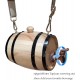 Langjitianya Saint Bernard Life Barrel Collar, Saint Bernard Barrel Collar for Small Dogs, Mini Barrel with Adjustable Rings for Pets (Size S), Wood Langjitianya Saint Bernard Life Barrel Collar, Saint Bernard Barrel Collar for Small Dogs, Mini Barrel with Adjustable Rings for Pets (Size S), Wood