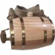 Langjitianya Saint Bernard Life Barrel Collar, Saint Bernard Barrel Collar for Small Dogs, Mini Barrel with Adjustable Rings for Pets (Size S), Wood Langjitianya Saint Bernard Life Barrel Collar, Saint Bernard Barrel Collar for Small Dogs, Mini Barrel with Adjustable Rings for Pets (Size S), Wood
