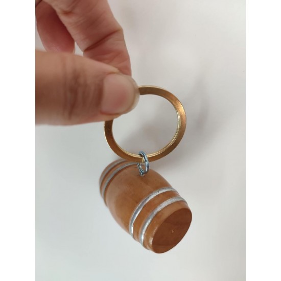 Langjitianya Saint Bernard Life Barrel Collar, Saint Bernard Barrel Collar for Small Dogs, Mini Barrel with Adjustable Rings for Pets (Size S), Wood Langjitianya Saint Bernard Life Barrel Collar, Saint Bernard Barrel Collar for Small Dogs, Mini Barrel with Adjustable Rings for Pets (Size S), Wood