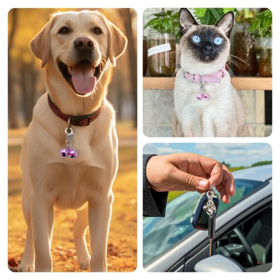 Laute Katzen Hundeglocken, Pack of 4, Glöckchen Halsband Anhänger Glocken Für Trainieren, Haustier Tracker Glocken Hundeglocken Für Halsband Tracker Für Katzen Haustiere, Haustier Kleine Glocken Laute Katzen Hundeglocken, Pack of 4, Glöckchen Halsband Anhänger Glocken Für Trainieren, Haustier Tracker Glocken Hundeglocken Für Halsband Tracker Für Katzen Haustiere, Haustier Kleine Glocken
