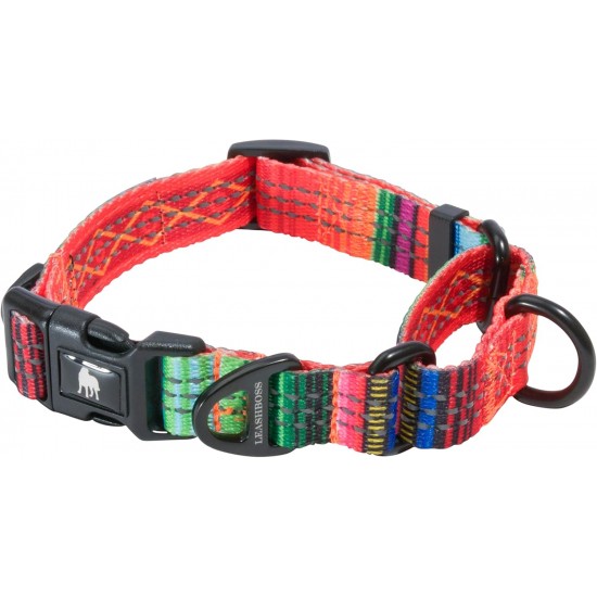 Leashboss Martingale Collar for Dogs, Reflective Nylon Dog Collar for Large Dogs, Medium and Small Dogs, Quick Release Buckle, Adjustable Pet Collar Leashboss Martingale Collar for Dogs, Reflective Nylon Dog Collar for Large Dogs, Medium and Small Dogs, Quick Release Buckle, Adjustable Pet Collar