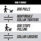 Leashboss Martingale Collar for Dogs, Reflective Nylon Dog Collar for Large Dogs, Medium and Small Dogs, Quick Release Buckle, Adjustable Pet Collar Leashboss Martingale Collar for Dogs, Reflective Nylon Dog Collar for Large Dogs, Medium and Small Dogs, Quick Release Buckle, Adjustable Pet Collar