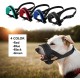 Lepark Nylon Muzzle for Small Medium Large Dogs Prevent Biting Barking Chewing Adjustable Loop (L/Black) Lepark Nylon Muzzle for Small Medium Large Dogs Prevent Biting Barking Chewing Adjustable Loop (L/Black)