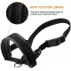 Lepark Nylon Muzzle for Small Medium Large Dogs Prevent Biting Barking Chewing Adjustable Loop (XL/Black)