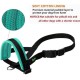 Lepark Nylon Muzzle for Small Medium Large Dogs Prevent Biting Barking Chewing Adjustable Loop (XL/Black)