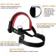 Lepark Nylon Muzzle for Small Medium Large Dogs Prevent Biting Barking Chewing Adjustable Loop (XL/Black)