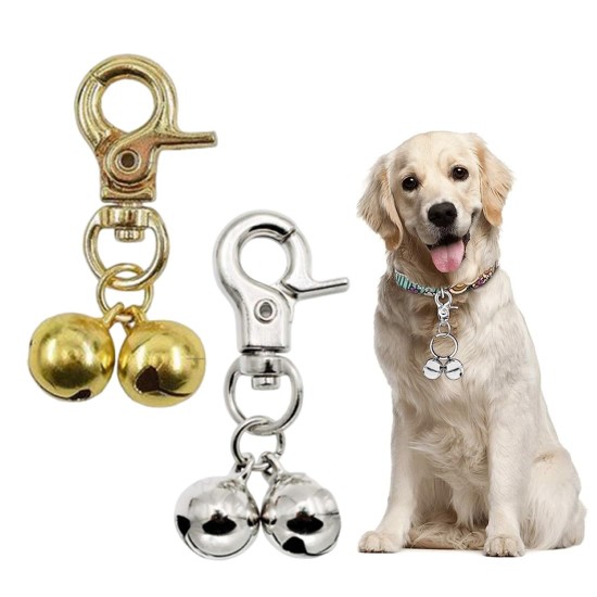 Loud Cat Dog Bells, Set of 2 Extra Loud Cat and Dog Bells Pet Tracker Bell Dog Bell for Collar, Pendant Bells for Dog Cat Harness Loud Cat Dog Bells, Set of 2 Extra Loud Cat and Dog Bells Pet Tracker Bell Dog Bell for Collar, Pendant Bells for Dog Cat Harness