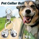 Loud Cat Dog Bells, Set of 2 Extra Loud Cat and Dog Bells Pet Tracker Bell Dog Bell for Collar, Pendant Bells for Dog Cat Harness Loud Cat Dog Bells, Set of 2 Extra Loud Cat and Dog Bells Pet Tracker Bell Dog Bell for Collar, Pendant Bells for Dog Cat Harness