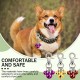 MIRKUZI Collar Jewellery for Dogs 6 Pieces Pet Collar Bell Set Collar/Keychain Pet Bell Set Loud Colorful and Stylish Dog Cat Collar Decoration MIRKUZI Collar Jewellery for Dogs 6 Pieces Pet Collar Bell Set Collar/Keychain Pet Bell Set Loud Colorful and Stylish Dog Cat Collar Decoration