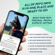 MYLUCKYTAG NFC & QR Code Smart Pet ID Tag Personalised Dog Cat Tag, Online Pet Profile, Pet Location Alert Email, Digital Pet Tag, Quiet Pet Tag, Durable Pet ID, Dog Collar Tag MYLUCKYTAG NFC & QR Code Smart Pet ID Tag Personalised Dog Cat Tag, Online Pet Profile, Pet Location Alert Email, Digital Pet Tag, Quiet Pet Tag, Durable Pet ID, Dog Collar Tag