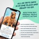 MYLUCKYTAG NFC & QR Code Smart Pet ID Tag Personalised Dog Cat Tag, Online Pet Profile, Pet Location Alert Email, Digital Pet Tag, Quiet Pet Tag, Durable Pet ID, Dog Collar Tag MYLUCKYTAG NFC & QR Code Smart Pet ID Tag Personalised Dog Cat Tag, Online Pet Profile, Pet Location Alert Email, Digital Pet Tag, Quiet Pet Tag, Durable Pet ID, Dog Collar Tag