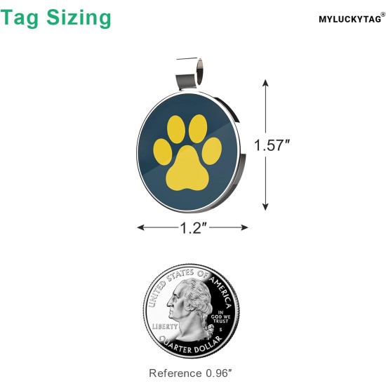 MYLUCKYTAG QR Code Pet ID Tags Dog Tags - Online Pet Profile - Scan QR Receive Instant Pet Location Alert Email MYLUCKYTAG QR Code Pet ID Tags Dog Tags - Online Pet Profile - Scan QR Receive Instant Pet Location Alert Email