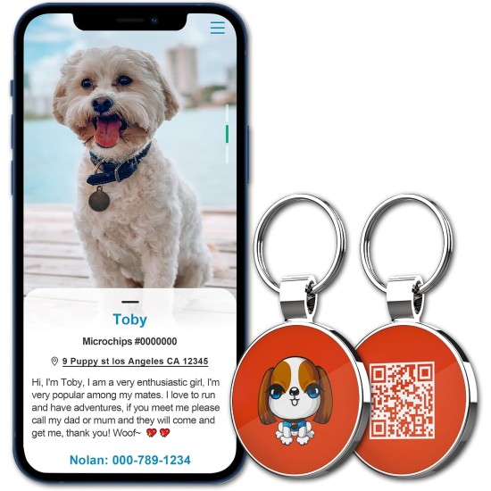 MYLUCKYTAG QR Code Pet ID Tags Dog Tags - Online Pet Profile - Scan QR Receive Instant Pet Location Alert Email MYLUCKYTAG QR Code Pet ID Tags Dog Tags - Online Pet Profile - Scan QR Receive Instant Pet Location Alert Email