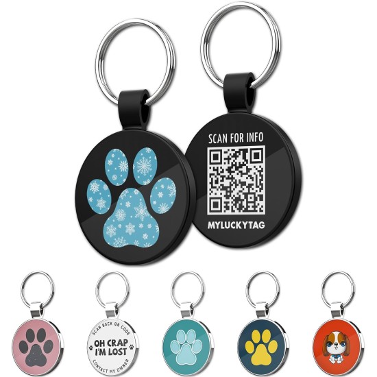 MYLUCKYTAG QR Code Pet ID Tags Dog Tags - Online Pet Profile - Scan QR Receive Instant Pet Location Alert Email MYLUCKYTAG QR Code Pet ID Tags Dog Tags - Online Pet Profile - Scan QR Receive Instant Pet Location Alert Email