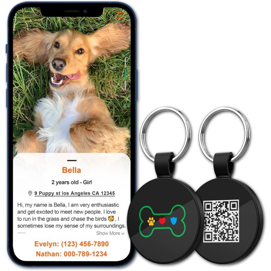 MYLUCKYTAG QR Code Pet ID Tags Dog Tags - Online Pet Profile - Scan QR Receive Instant Pet Location Alert Email MYLUCKYTAG QR Code Pet ID Tags Dog Tags - Online Pet Profile - Scan QR Receive Instant Pet Location Alert Email