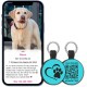 MYLUCKYTAG Quiet Silicone QR Code Pet ID Tags Dog Tags - Pet Online Profile - Scan QR Get Instant Pet Location Alert Email MYLUCKYTAG Quiet Silicone QR Code Pet ID Tags Dog Tags - Pet Online Profile - Scan QR Get Instant Pet Location Alert Email