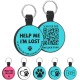 MYLUCKYTAG Quiet Silicone QR Code Pet ID Tags Dog Tags - Pet Online Profile - Scan QR Get Instant Pet Location Alert Email MYLUCKYTAG Quiet Silicone QR Code Pet ID Tags Dog Tags - Pet Online Profile - Scan QR Get Instant Pet Location Alert Email