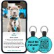 MYLUCKYTAG Quiet Silicone QR Code Pet ID Tags Dog Tags - Pet Online Profile - Scan QR Get Instant Pet Location Alert Email MYLUCKYTAG Quiet Silicone QR Code Pet ID Tags Dog Tags - Pet Online Profile - Scan QR Get Instant Pet Location Alert Email