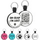 MYLUCKYTAG Quiet Silicone QR Code Pet ID Tags Dog Tags - Pet Online Profile - Scan QR Get Instant Pet Location Alert Email MYLUCKYTAG Quiet Silicone QR Code Pet ID Tags Dog Tags - Pet Online Profile - Scan QR Get Instant Pet Location Alert Email