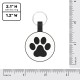 MYLUCKYTAG Quiet Silicone QR Code Pet ID Tags Dog Tags - Pet Online Profile - Scan QR Get Instant Pet Location Alert Email MYLUCKYTAG Quiet Silicone QR Code Pet ID Tags Dog Tags - Pet Online Profile - Scan QR Get Instant Pet Location Alert Email