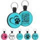 MYLUCKYTAG Quiet Silicone QR Code Pet ID Tags Dog Tags - Pet Online Profile - Scan QR Get Instant Pet Location Alert Email MYLUCKYTAG Quiet Silicone QR Code Pet ID Tags Dog Tags - Pet Online Profile - Scan QR Get Instant Pet Location Alert Email