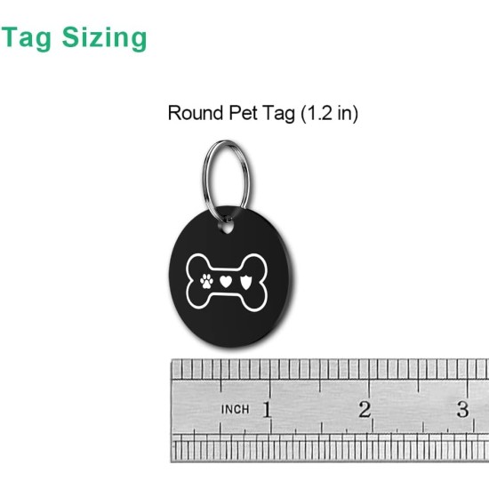 MYLUCKYTAG Stainless Steel QR Code Pet ID Tags Dog Tags - Pet Online Profile - Scan QR Get Instant Pet Location Alert Email MYLUCKYTAG Stainless Steel QR Code Pet ID Tags Dog Tags - Pet Online Profile - Scan QR Get Instant Pet Location Alert Email