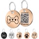 MYLUCKYTAG Stainless Steel QR Code Pet ID Tags Dog Tags - Pet Online Profile - Scan QR Get Instant Pet Location Alert Email MYLUCKYTAG Stainless Steel QR Code Pet ID Tags Dog Tags - Pet Online Profile - Scan QR Get Instant Pet Location Alert Email