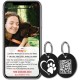 MYLUCKYTAG Stainless Steel QR Code Pet ID Tags Dog Tags - Pet Online Profile - Scan QR Get Instant Pet Location Alert Email MYLUCKYTAG Stainless Steel QR Code Pet ID Tags Dog Tags - Pet Online Profile - Scan QR Get Instant Pet Location Alert Email