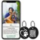 MYLUCKYTAG Stainless Steel QR Code Pet ID Tags Dog Tags - Pet Online Profile - Scan QR Get Instant Pet Location Alert Email MYLUCKYTAG Stainless Steel QR Code Pet ID Tags Dog Tags - Pet Online Profile - Scan QR Get Instant Pet Location Alert Email