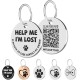 MYLUCKYTAG Stainless Steel QR Code Pet ID Tags Dog Tags - Pet Online Profile - Scan QR Get Instant Pet Location Alert Email MYLUCKYTAG Stainless Steel QR Code Pet ID Tags Dog Tags - Pet Online Profile - Scan QR Get Instant Pet Location Alert Email