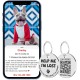 MYLUCKYTAG Stainless Steel QR Code Pet ID Tags Dog Tags - Pet Online Profile - Scan QR Get Instant Pet Location Alert Email MYLUCKYTAG Stainless Steel QR Code Pet ID Tags Dog Tags - Pet Online Profile - Scan QR Get Instant Pet Location Alert Email
