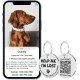 MYLUCKYTAG Stainless Steel QR Code Pet ID Tags Dog Tags - Pet Online Profile - Scan QR Get Instant Pet Location Alert Email MYLUCKYTAG Stainless Steel QR Code Pet ID Tags Dog Tags - Pet Online Profile - Scan QR Get Instant Pet Location Alert Email