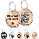 MYLUCKYTAG Stainless Steel QR Code Pet ID Tags Dog Tags - Pet Online Profile - Scan QR Get Instant Pet Location Alert Email MYLUCKYTAG Stainless Steel QR Code Pet ID Tags Dog Tags - Pet Online Profile - Scan QR Get Instant Pet Location Alert Email