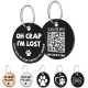 MYLUCKYTAG Stainless Steel QR Code Pet ID Tags Dog Tags - Pet Online Profile - Scan QR Get Instant Pet Location Alert Email MYLUCKYTAG Stainless Steel QR Code Pet ID Tags Dog Tags - Pet Online Profile - Scan QR Get Instant Pet Location Alert Email