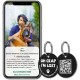 MYLUCKYTAG Stainless Steel QR Code Pet ID Tags Dog Tags - Pet Online Profile - Scan QR Get Instant Pet Location Alert Email MYLUCKYTAG Stainless Steel QR Code Pet ID Tags Dog Tags - Pet Online Profile - Scan QR Get Instant Pet Location Alert Email