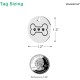 MYLUCKYTAG Stainless Steel QR Code Pet ID Tags Dog Tags - Pet Online Profile - Scan QR Get Instant Pet Location Alert Email MYLUCKYTAG Stainless Steel QR Code Pet ID Tags Dog Tags - Pet Online Profile - Scan QR Get Instant Pet Location Alert Email