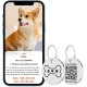 MYLUCKYTAG Stainless Steel QR Code Pet ID Tags Dog Tags - Pet Online Profile - Scan QR Get Instant Pet Location Alert Email MYLUCKYTAG Stainless Steel QR Code Pet ID Tags Dog Tags - Pet Online Profile - Scan QR Get Instant Pet Location Alert Email