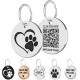 MYLUCKYTAG Stainless Steel QR Code Pet ID Tags Dog Tags - Pet Online Profile - Scan QR Get Instant Pet Location Alert Email MYLUCKYTAG Stainless Steel QR Code Pet ID Tags Dog Tags - Pet Online Profile - Scan QR Get Instant Pet Location Alert Email