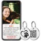 MYLUCKYTAG Stainless Steel QR Code Pet ID Tags Dog Tags - Pet Online Profile - Scan QR Get Instant Pet Location Alert Email MYLUCKYTAG Stainless Steel QR Code Pet ID Tags Dog Tags - Pet Online Profile - Scan QR Get Instant Pet Location Alert Email